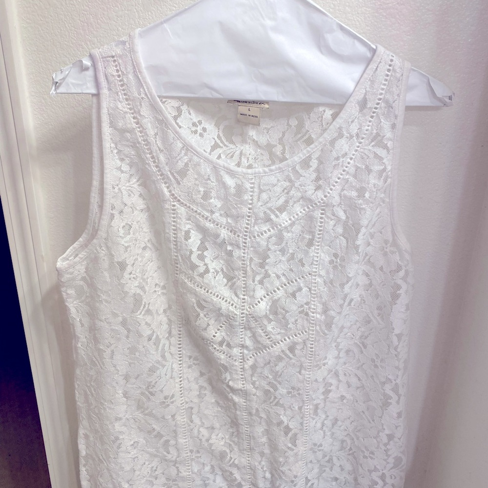 Lucky lace blouse size large